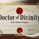 Free Doctor of Divinity Degree Online