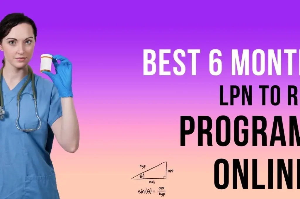 6 Month LPN to RN Program Online