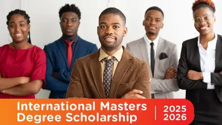 International Masters Degree Scholarship 2025-2026